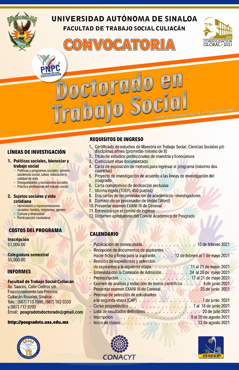 Doctorado – Facultad De Trabajo Social Culiacán